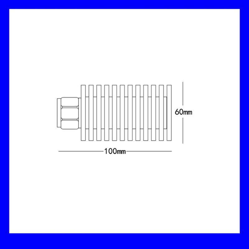 ตัวเชื่อมต่อดัมมี่-100w-n-ตัวผู้-rf-dc-เป็น-4ghz-50-โอห์ม