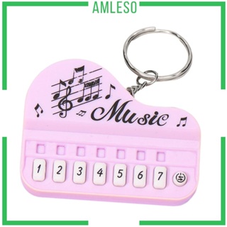 [Amleso] พวงกุญแจเปียโนนิ้วมือ ขนาดเล็ก ของขวัญ สําหรับวัยรุ่น และผู้ใหญ่