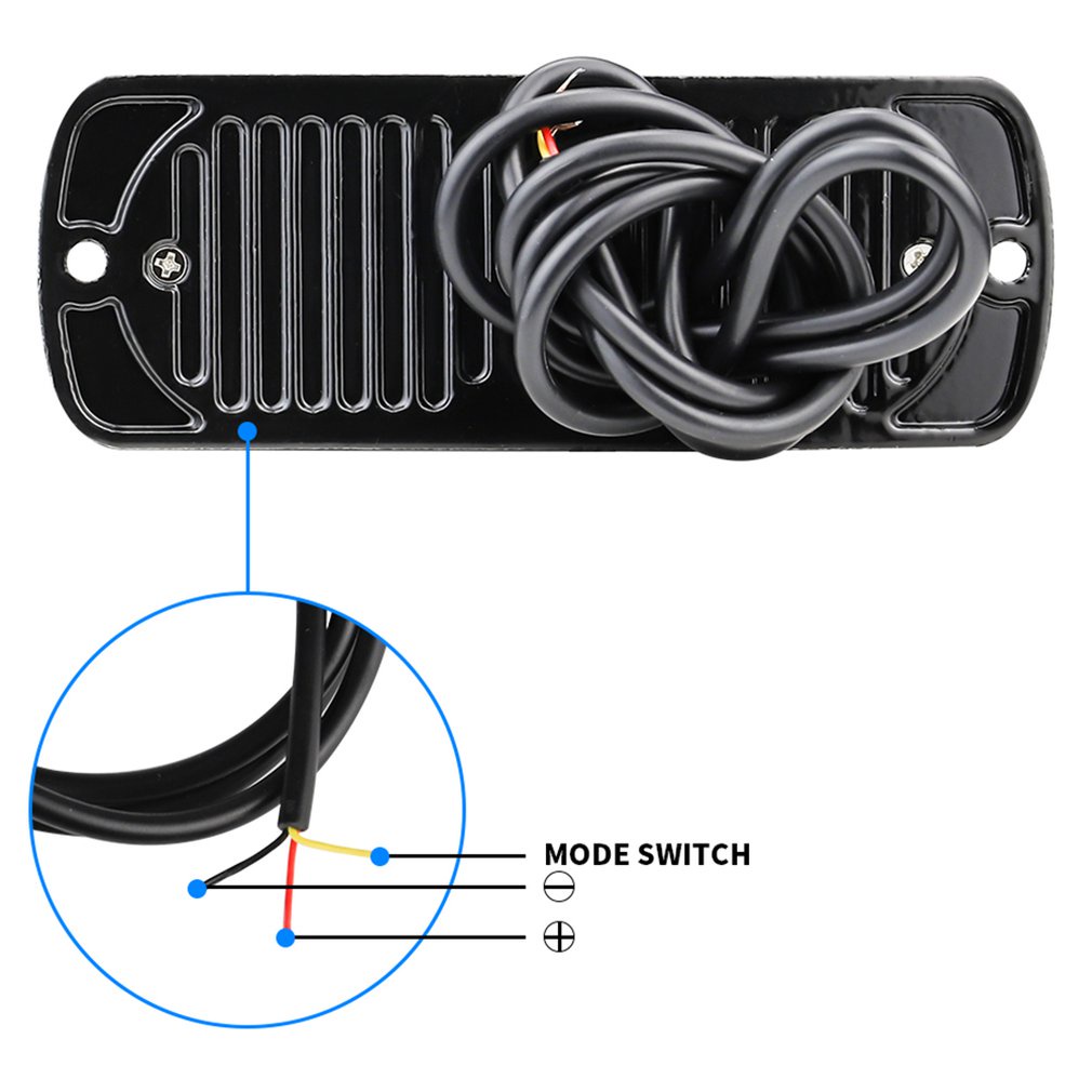 หลอดไฟฉุกเฉิน-led-12-ดวง-สีเหลืองอําพัน-สําหรับติดด้านข้างรถยนต์-4-ชิ้น