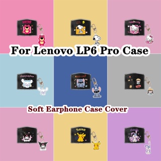 【พร้อมส่ง】เคสหูฟัง แบบนิ่ม แบบใส ลายนักบินอวกาศ สําหรับ Lenovo LP6 Pro LP6 Pro