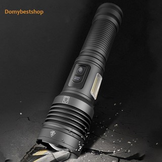 [Domybestshop.th] Xhp70 ไฟฉาย Led COB 18650 หรือ 26650 ชาร์จ USB สําหรับล่าสัตว์