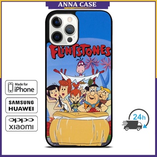เคสโทรศัพท์มือถือ ลาย The Flintstones สําหรับ iPhone 14 Pro Max 13 Pro Max Samsung Galaxy Note10+ S21Ultra