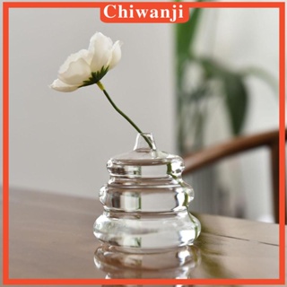 [Chiwanji] แจกันดอกไม้ แบบแก้วใส สําหรับบ้าน งานแต่งงาน ห้องครัว