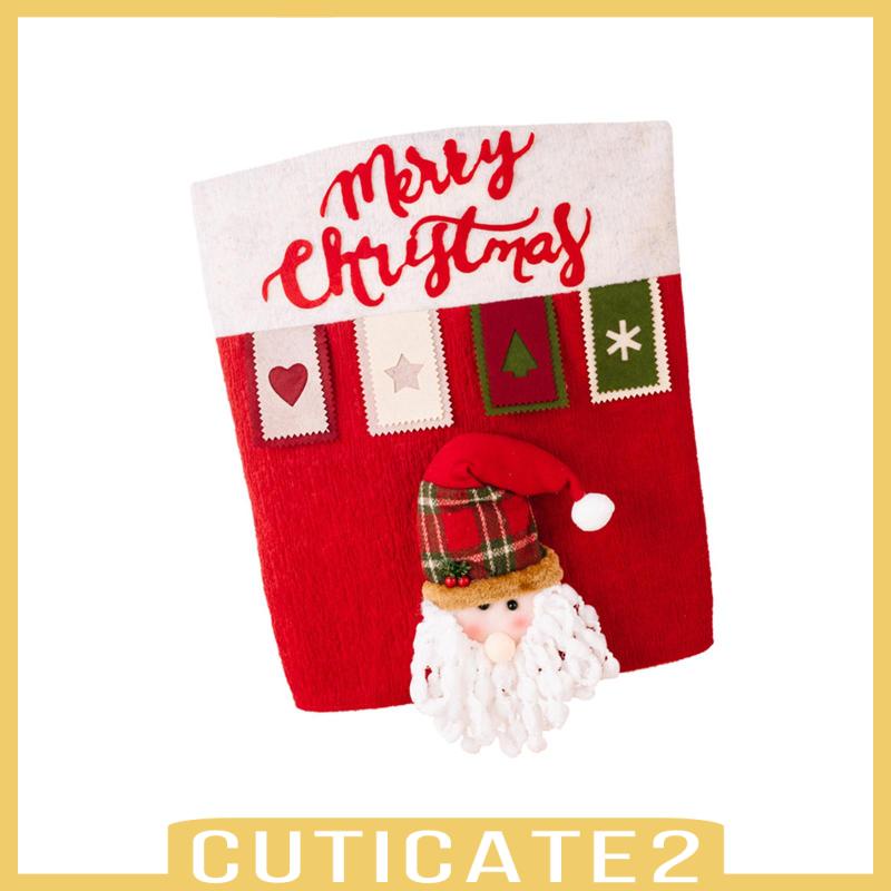 cuticate2-ผ้าคลุมเก้าอี้-ลายคริสต์มาส-ถอดออกได้-สําหรับตกแต่งบ้าน-โรงแรม-ห้องครัว