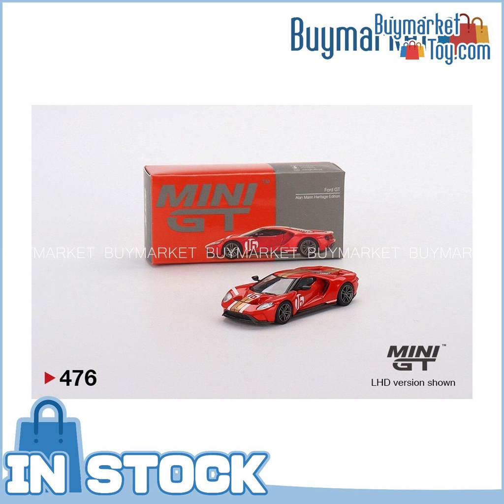 authentic-mini-gt-1-64-476-ford-gt-alan-mann-heritage-edition-lhd-die-cast-model-car