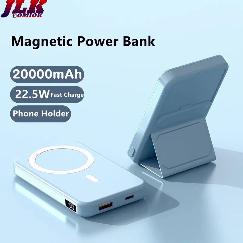 jlk-magnetic-power-bank-wireless-mini-powerbank-22-5w-20000mah-for-iphone-15-14-13-12-pro-max-portable-charger