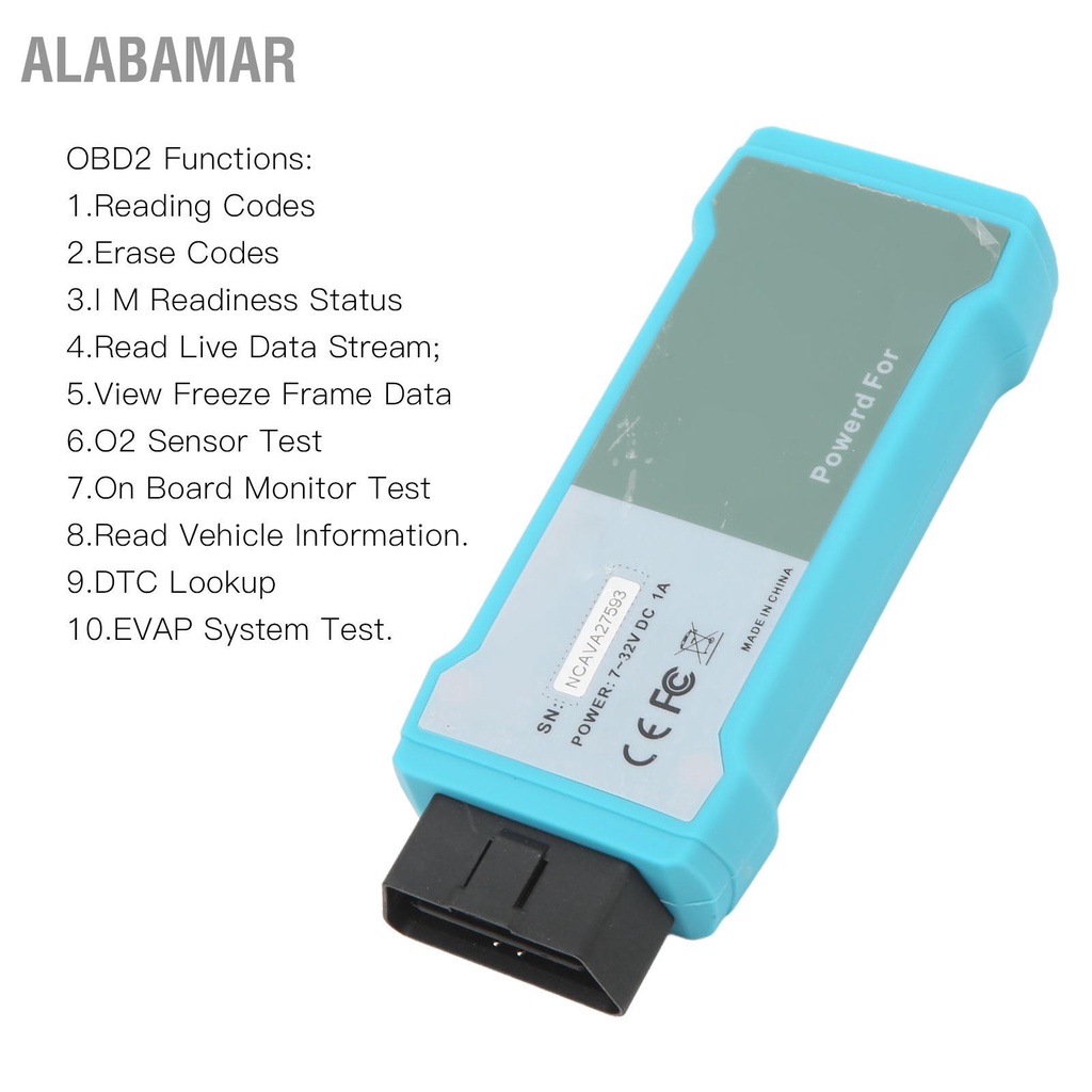 alabamar-เครื่องมือวิเคราะห์-obd2-ทั้งหมดตัวเชื่อมต่อโปรแกรมเมอร์การวินิจฉัยระบบ-ecu-coding-scanner-การเชื่อมต่อ