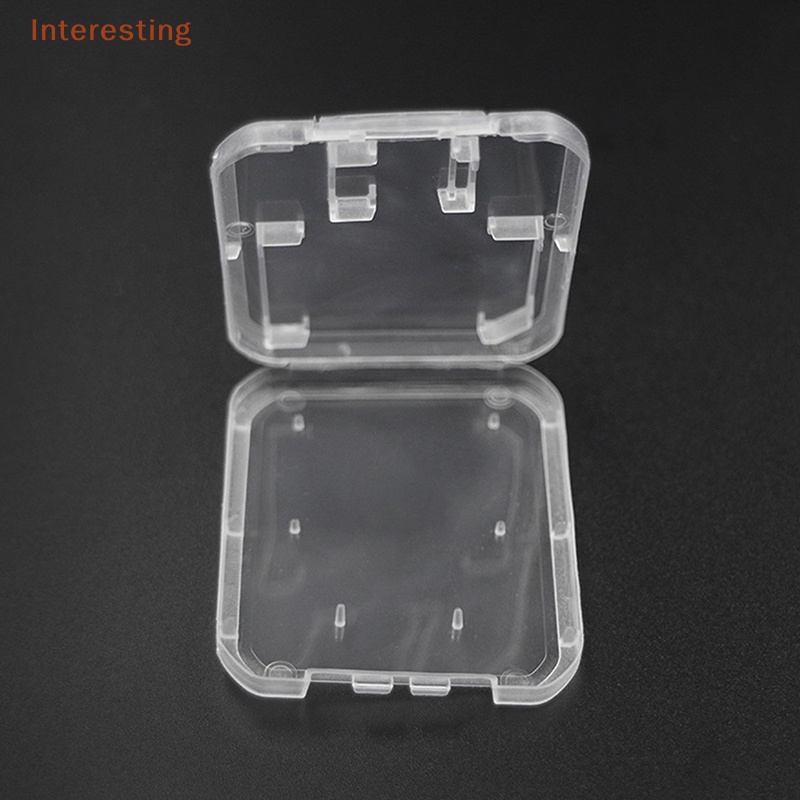 interesting-กล่องเคสพลาสติกใส-สําหรับใส่เมมโมรี่การ์ด-micro-sd-tf-10-ชิ้น