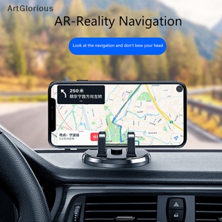 Art อุปกรณ์เมาท์ขาตั้ง หมุนได้ 360 องศา สําหรับวางโทรศัพท์มือถือ GPS ติดแดชบอร์ดรถยนต์