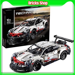 Technic Porsche 911 RSR 42096 ชุดของเล่นตัวต่อ (1580 ชิ้น) สําหรับเด็ก