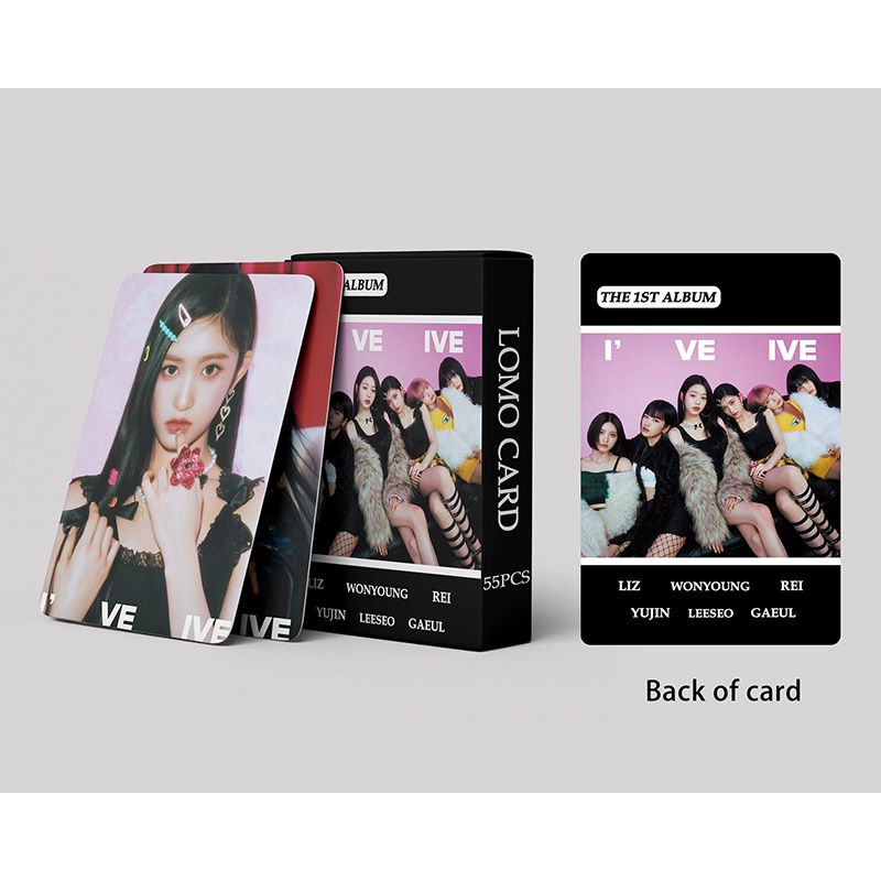 โปสการ์ด-ive-photocards-ive-ive-lomo-สําหรับสะสม-55-ชิ้น-กล่อง