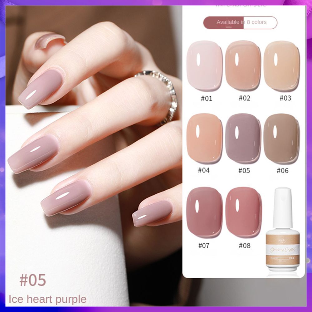 Ennis สีทาเล็บเจล สีเจลใสๆ gel nail polish ใหม่ กาวติดเล็บ คริสตัลใส