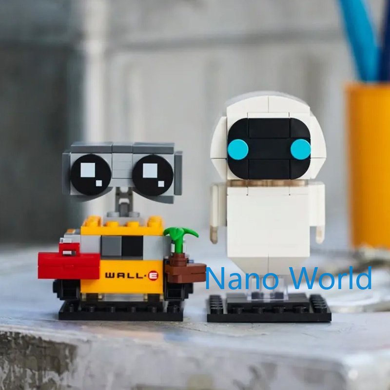 eve-amp-wall-e-brickheadz-40619-eve-194-pcs-wall-e-193-pcs-บล็อคตัวต่อ-ของเล่นสําหรับเด็ก