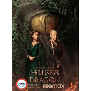 ใหม่! ดีวีดีหนัง House of the Dragon (2022) Season 1 มหาศึกชิงบัลลังค์ ตระกูลแห่งมังกร (10 ตอน) Game of Thrones (เสียง ไ