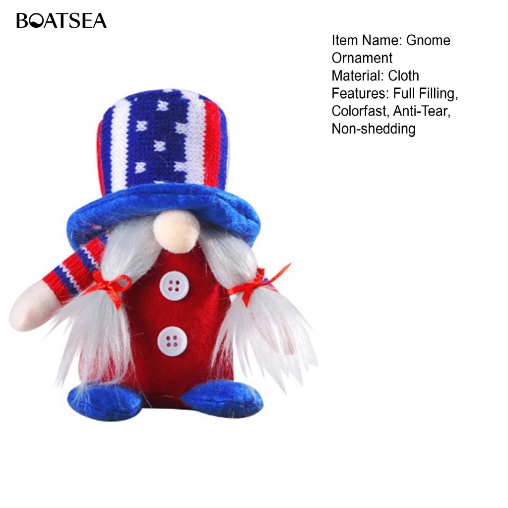 boatsea-ตุ๊กตาฟิกเกอร์ธง-usa-ธีม-independence-day-ไร้หน้า-ของเล่นสําหรับเด็ก