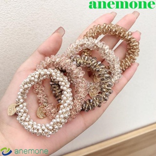 Anemone ที่คาดผมประดับมุกคริสตัลหลากสีสําหรับผู้หญิง
