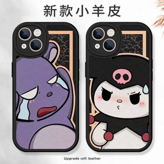 เคสโทรศัพท์มือถือนิ่ม ป้องกันกล้อง ลาย Kuromi สําหรับ Case iPhone 15 6 6s 7 8 Plus 11 12 13 mini 14 Pro Max X XR XS Max