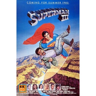 หนัง DVD ออก ใหม่ Superman III 1983 (เสียง ไทย/อังกฤษ ซับ ไทย/อังกฤษ) DVD ดีวีดี หนังใหม่