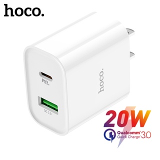 Hoco C80 อะแดปเตอร์ชาร์จ USB C 20W QC 3.0 PD3.0 12 12 Pro 12 Pro Max สําหรับโทรศัพท์มือถือ 14 Galaxy S10 S9