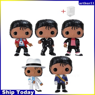 ตุ๊กตาฟิกเกอร์ Arthur Funko Pop Michael Jackson ขนาด 10 ซม. เหมาะกับของขวัญวันเกิด สําหรับแฟนคลับ เพื่อน