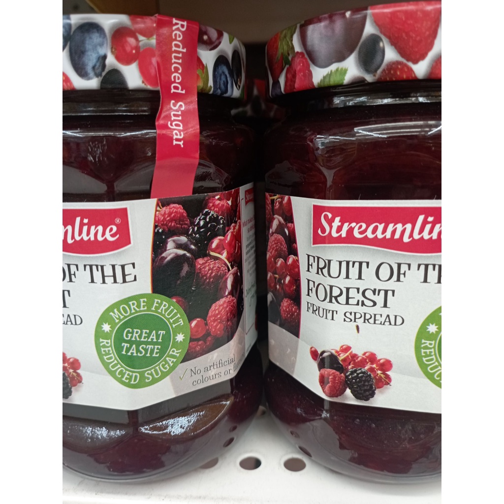สตรีมไลน์ แยม ฟลุ๊คออฟเดอะฟอเรสต์ 340g Streamline Jam Fluke of the