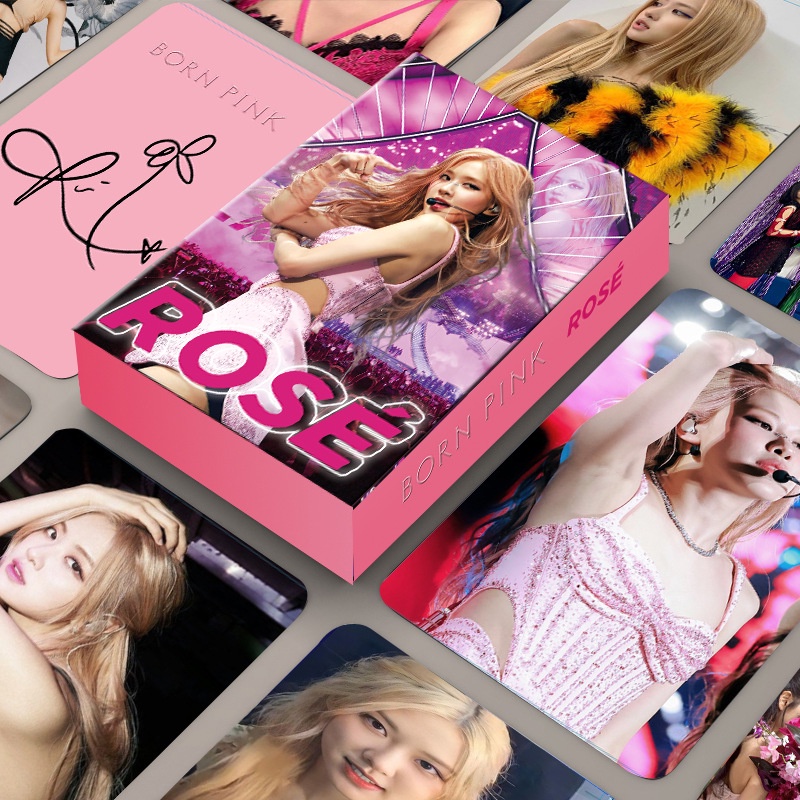 พร้อมส่ง-โปสการ์ด-อัลบั้มรูปภาพ-black-pink-coachella-member-jisoo-lisa-jennie-rose-kpop-สีดํา-สีชมพู-จํานวน-55-ชิ้น-ต่อกล่อง