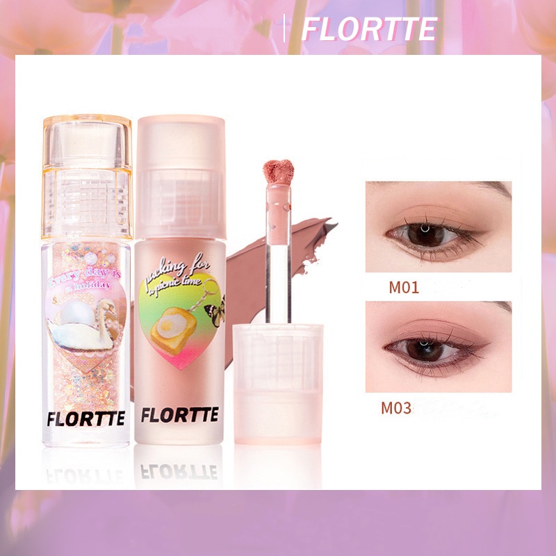 flortte-อายแชโดว์ลิควิด-04-เนื้อลิขวิด-แวววาวมาก-แนวนอน-ชิปปิ้ง-เนื้อลิขวิด-สําหรับแต่งหน้า