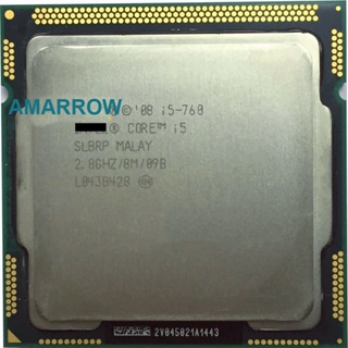 โปรเซสเซอร์ CPU Core i5-760 i5 760 2.8 GHz Quad-Core Quad-Thread 8M 95W LGA 1156