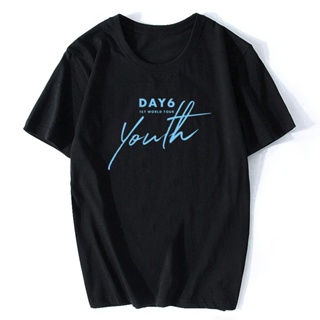 ขายดี เสื้อยืดแขนสั้น พิมพ์ลาย DAY6 1ST WORLD TOUR สไตล์ฮิปฮอป สีดํา สําหรับผู้ชาย 315616