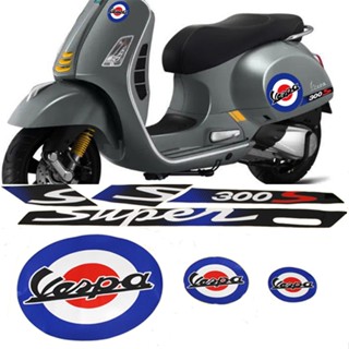 Biajo vespa GTS300 สติกเกอร์โลโก้ สําหรับตกแต่งรถยนต์