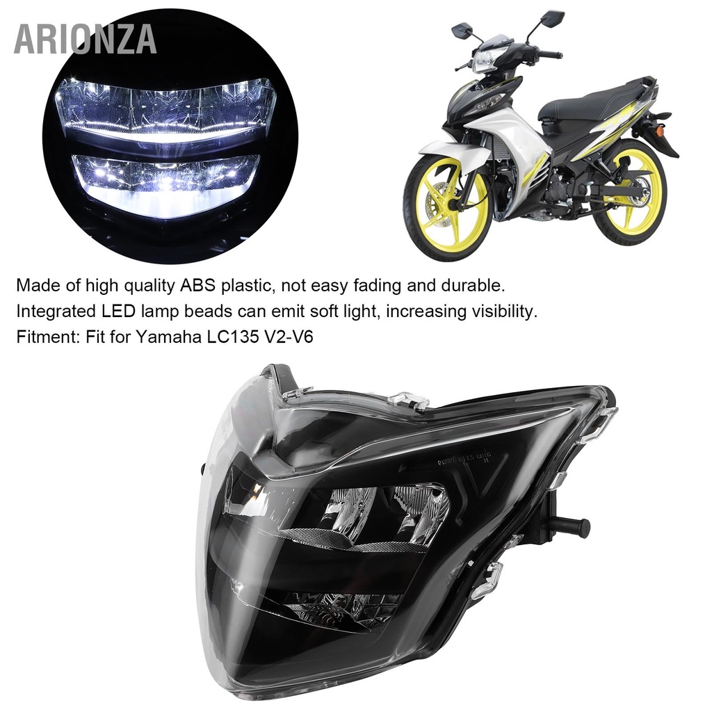 arionza-ชุดไฟหน้า-led-12v-bright-รถจักรยานยนต์-การปรับเปลี่ยนไฟหน้า-fit-สำหรับ-yamaha-lc135-v2-v6
