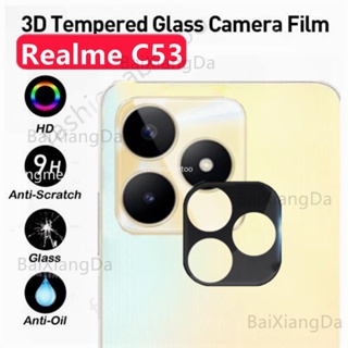 ฟิล์มกระจกนิรภัยกันรอยเลนส์กล้อง 3D สําหรับ Realme C51 C53 C55 Nfc C 51 C 53 C 55 RealmeC51Nfc RealmeC53Nfc RealmeC55Nfc 2023