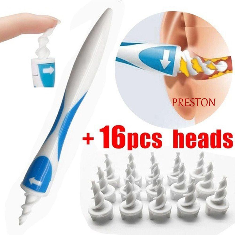 PRESTON Spiral Head Earpicks Women Ear Care Ear Wax Remover Tool Ear wax Cleaner Shopee Thailand