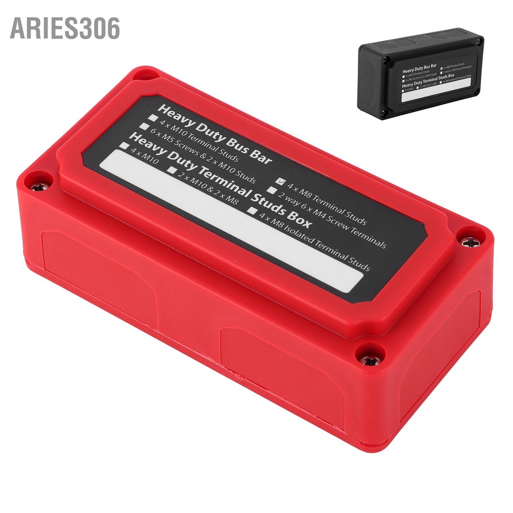 aries306-300a-บัสบาร์กล่องจ่ายไฟ-48v-dc-4-กระดุมอเนกประสงค์สำหรับรถยนต์-เรือ-rv