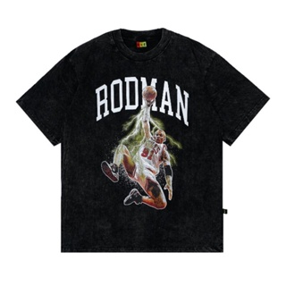 📦พร้อมส่ง เสื้อยืด RODMAN NBA  แบบดั้งเดิม T-shirt