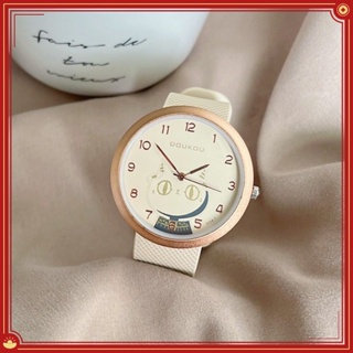 นาฬิกาข้อมือควอตซ์ น่ารัก เรียบง่าย สไตล์เกาหลี ของแท้ สําหรับนักเรียนมัธยมต้น นาฬิกาข้อมือสไตล์เกาหลี นาฬิกาข้อมือหญิง