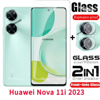 ฟิล์มกระจกนิรภัยกันรอยหน้าจอ เลนส์กล้อง ด้านหลัง สําหรับ Huawei Nova 11i 2023 Nova 11i Nova11i HuaweiNova11i 11 i 2023 4G 5G