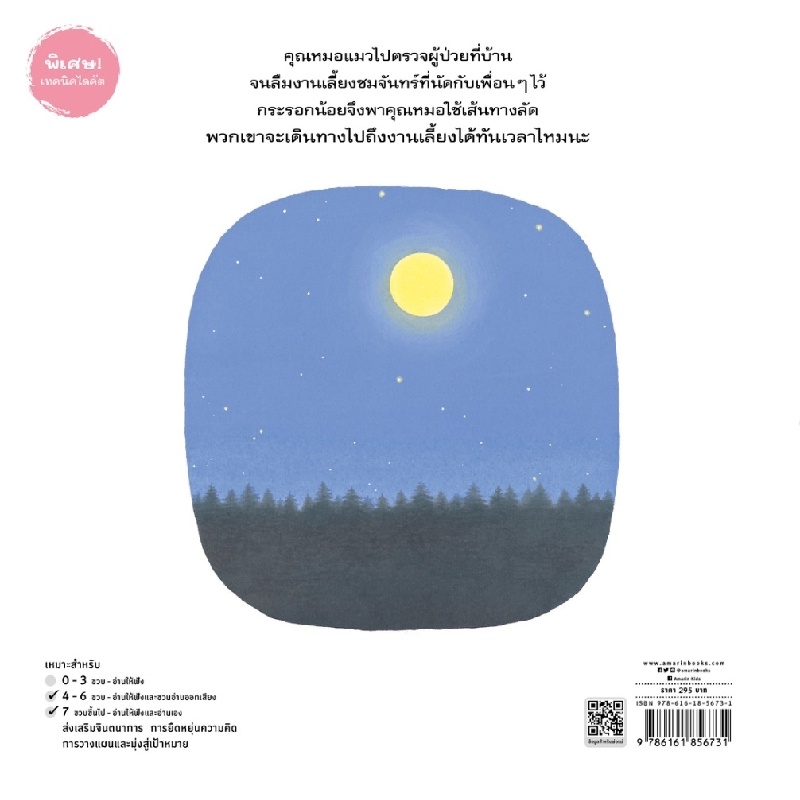 b2s-หนังสือ-คุณหมอแมวกับงานเลี้ยงชมจันทร์-ปกแข็ง