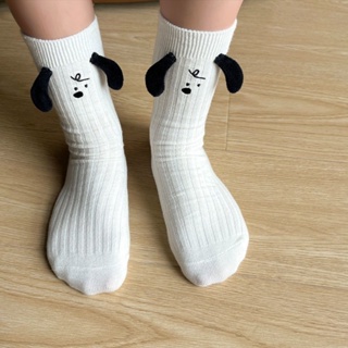 ถุงเท้ากีฬา ผ้าฝ้าย แบบนิ่ม ลายการ์ตูน Snoopy น่ารัก เหมาะกับฤดูใบไม้ผลิ และฤดูใบไม้ร่วง สไตล์ญี่ปุ่น สําหรับเด็กผู้หญิง และนักเรียน