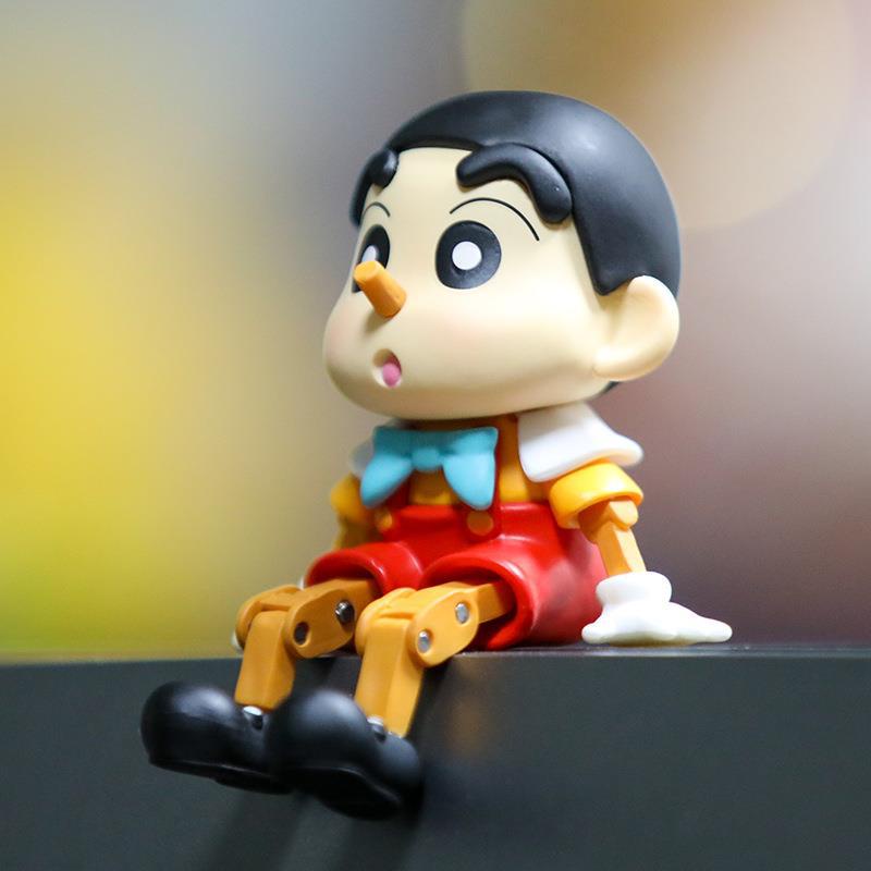 โมเดลฟิกเกอร์-crayon-shin-chan-ขยับขาได้-ขนาด-23-ซม-8-ซม-ของเล่นสําหรับเด็ก-เก็บสะสม-ตกแต่งรถยนต์