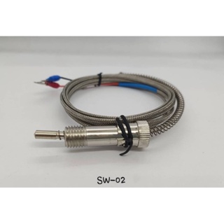 คุ้มมาก ไท ย ท MODEL: SW-02 THERMOCOUPLES สายเทอร์โมค็อปเปิ้ล type: K  สายยาว 2เมตร/3เมตร สินค้าคุณภาพพร้อมส่ง dm,