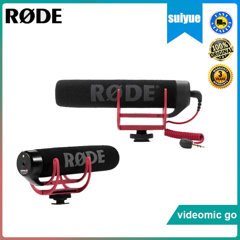 Rode VideoMic GO ไมโครโฟนติดกล้อง Shopee Thailand