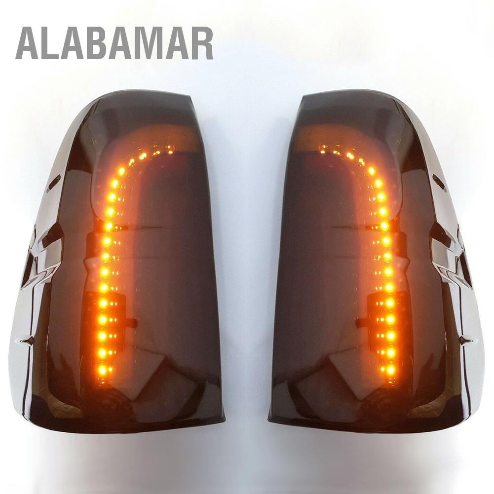 alabamar-ชุดประกอบไฟท้าย-led-เปลือกรมควันไดนามิกไฟเลี้ยวการปรับเปลี่ยนรถเหมาะสำหรับ-hilux-revo-16-21