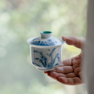 [Huayun] ถ้วยชาเซรามิค ป้องกันน้ําร้อนลวก พร้อมฝาปิด