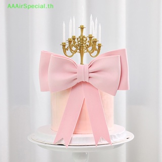Aaairspecial ท็อปเปอร์โฟม รูปโบว์ ขนาดใหญ่ สีชมพู สําหรับตกแต่งเค้กวันเกิด งานแต่งงาน