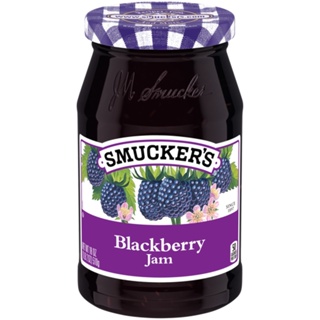 Smuckers Blackberry Jam สมัคเกอร์แยมแบล็คเบอรี่ 340 g.. (05-8186)