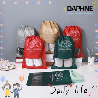 Daphne กระเป๋าเก็บรองเท้า แบบผูกเชือก ไม่ทอ