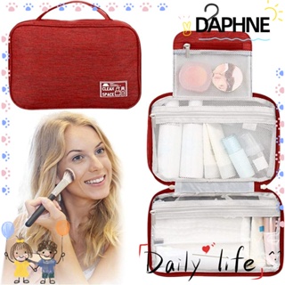 Daphne กระเป๋าเครื่องสําอาง แบบพกพา ขนาดใหญ่ จุของได้เยอะ สําหรับผู้หญิง