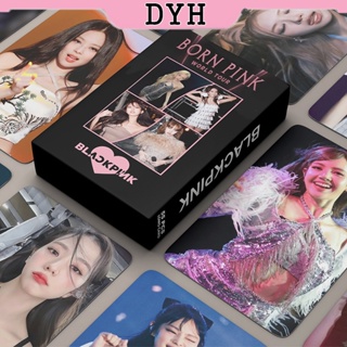 BLACKPINK การ์ด โปสการ์ด BORN PINK KPOP LOMO Card 55 ชิ้น/กล่อง