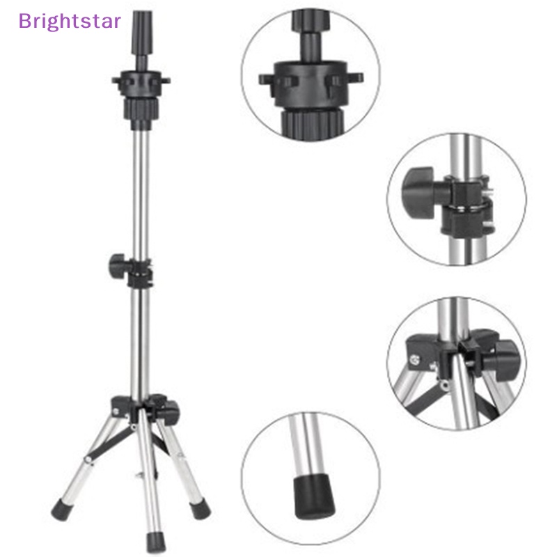 brightstar-ขาตั้งกล้องโลหะ-ปรับได้-สําหรับฝึกทําผม